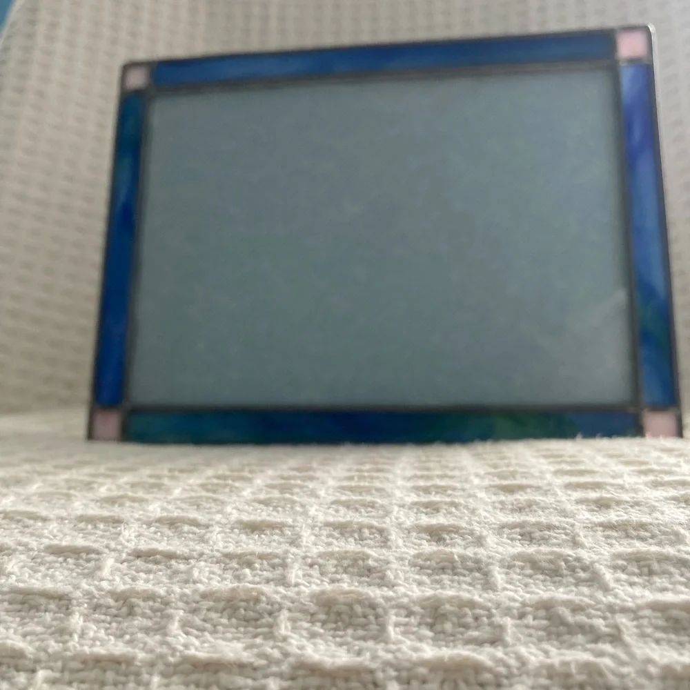 Fetco Leaded Stained Slag Glass Frame